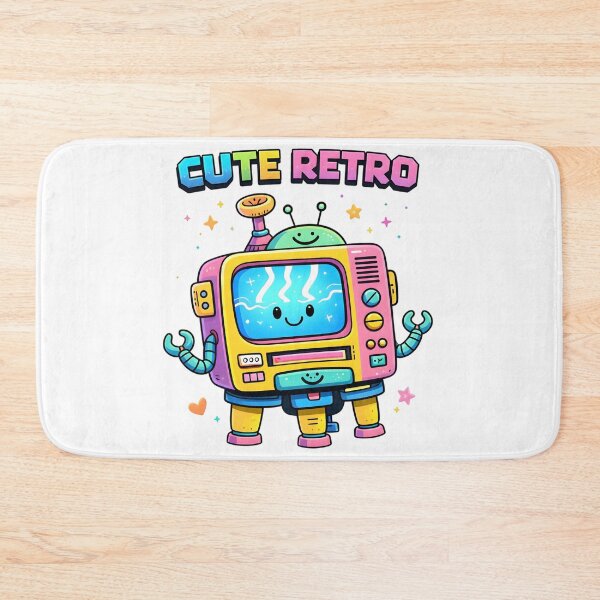 Item preview, Cute Retro Robot TV Illustration designed and sold by SoulenCify.