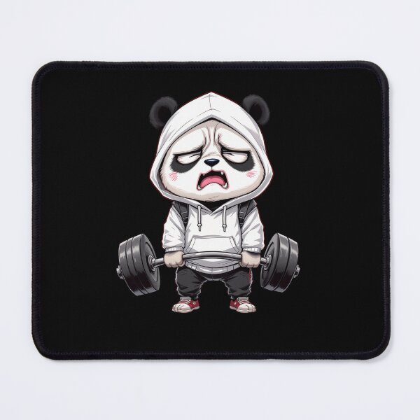 Item preview, Leg Day Panda | Funny Chibi Gym Workout Struggle designed and sold by ColorSplash123.