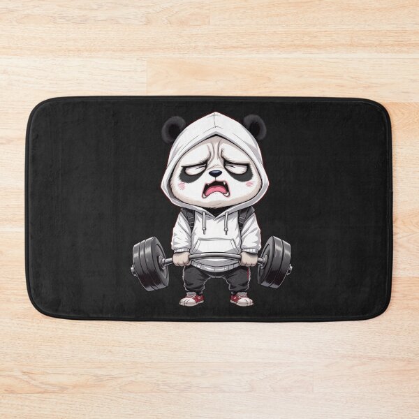 Item preview, Leg Day Panda | Funny Chibi Gym Workout Struggle designed and sold by ColorSplash123.