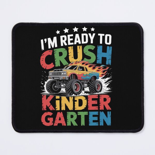 Item preview, Kids Ready to Crush Kindergarten Monster Truck Boy Back to School designed and sold by Moxizz.
