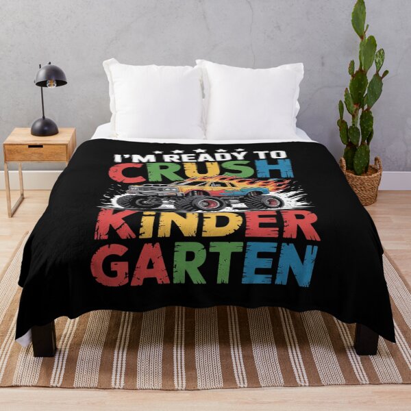 Item preview, Kids Ready to Crush Kindergarten Monster Truck Boy Back to School designed and sold by Moxizz.