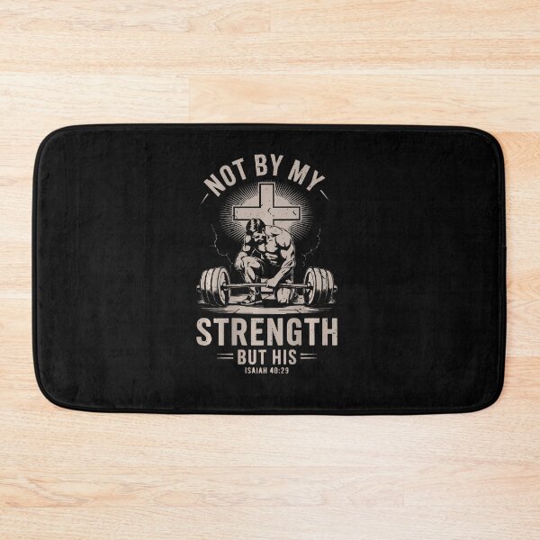 Item preview, Not By My Strength But His Gym designed and sold by eenmaanoviy.