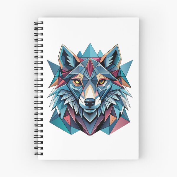 Item preview, Abstract Geometric Wolf Face Modern Art designed and sold by BKB APPARELS.