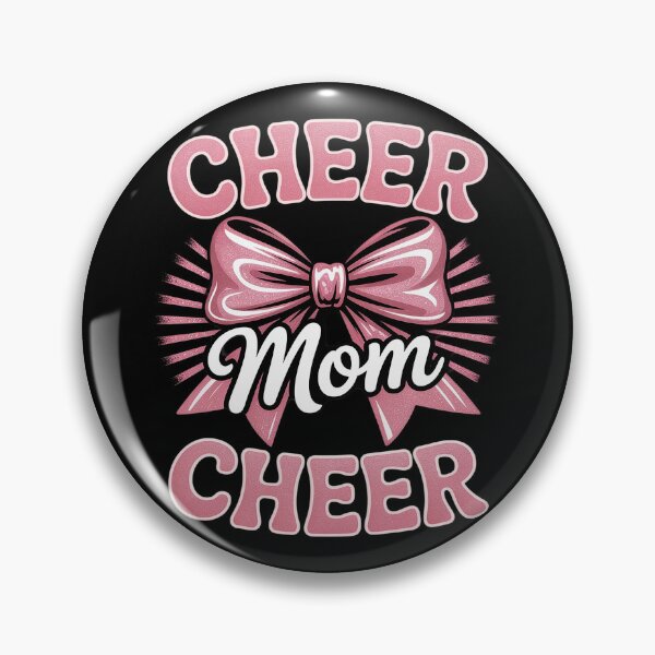 Artikelvorschau, Cheer Mom Mama Bow Cheerleader Cheerleading Pink entworfen und verkauft von Libbysharts.