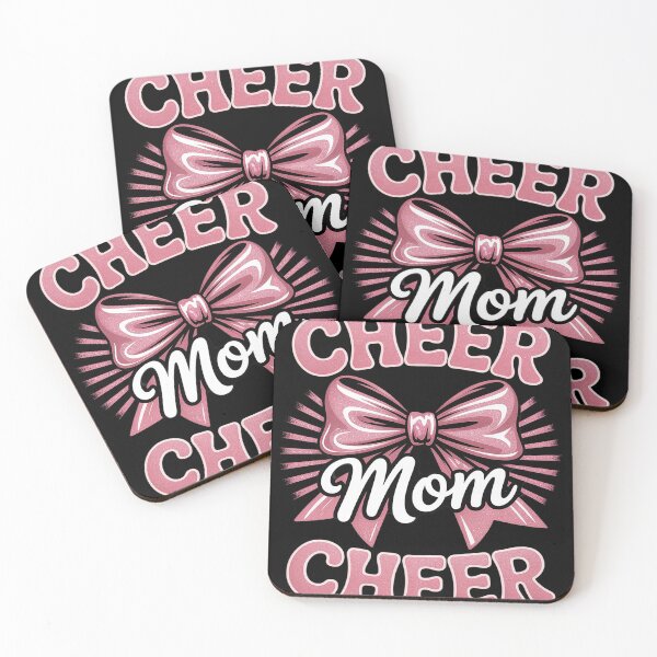Item preview, Cheer Mom Mama Bow Cheerleader Cheerleading Pink designed and sold by Libbysharts.