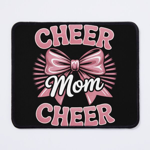 Item preview, Cheer Mom Mama Bow Cheerleader Cheerleading Pink designed and sold by Libbysharts.