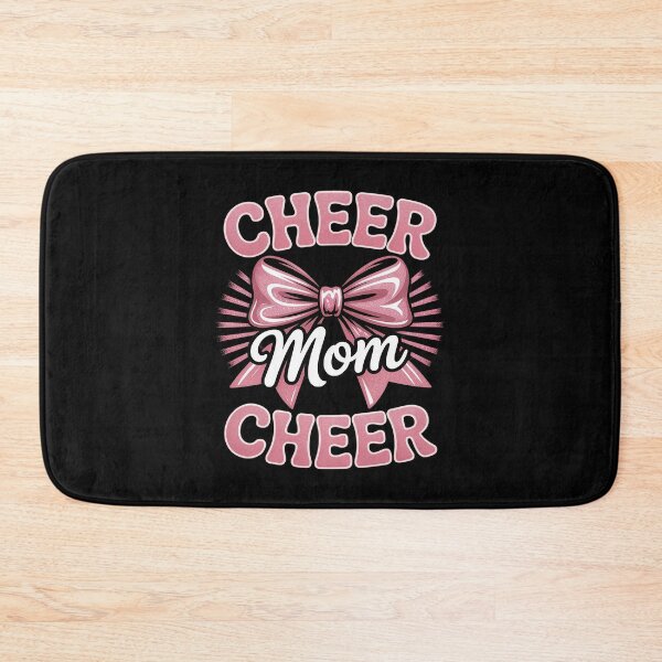 Item preview, Cheer Mom Mama Bow Cheerleader Cheerleading Pink designed and sold by Libbysharts.