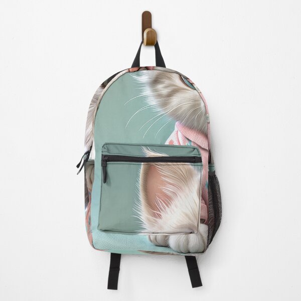 Item preview, Cute Cozy Kitten in Pajamas – Adorable Pastel Cat Illustration designed and sold by 4TinyPaws.