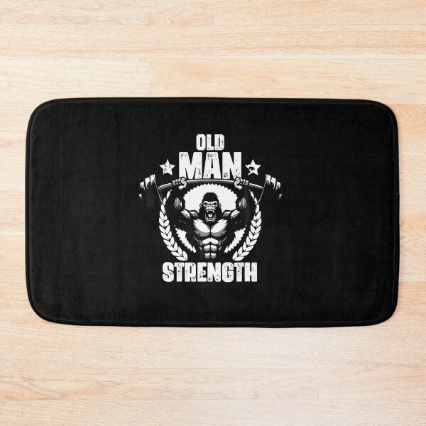 Item preview, Old Man Strength Gym Quote designed and sold by eenmaanoviy.