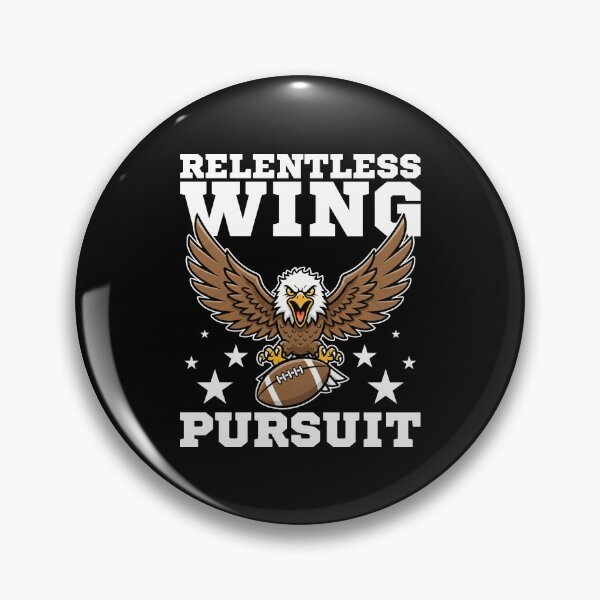 Item preview, RELENTLESS WING PURSUIT - PHILADELPHIA FOOTBALL designed and sold by KEF Custom.