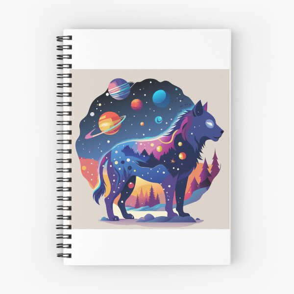 Item preview, Cosmic Wolf Galaxy Fantasy Space Art Design designed and sold by BKB APPARELS.