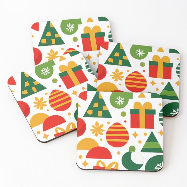 Artikelvorschau, Abstraktes Festtagsmuster | Modernes, festliches geometrisches Weihnachtsdesign entworfen und verkauft von Globalcitytees.