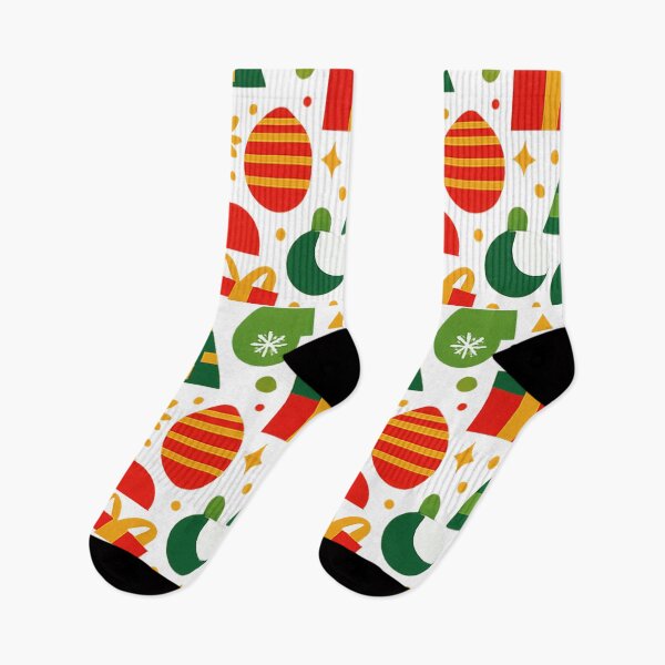 Artikelvorschau, Abstraktes Festtagsmuster | Modernes, festliches geometrisches Weihnachtsdesign entworfen und verkauft von Globalcitytees.