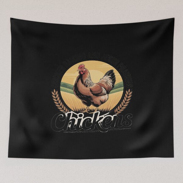 Item preview, Chicken Raising and Jesus Praising designed and sold by Libbysharts.