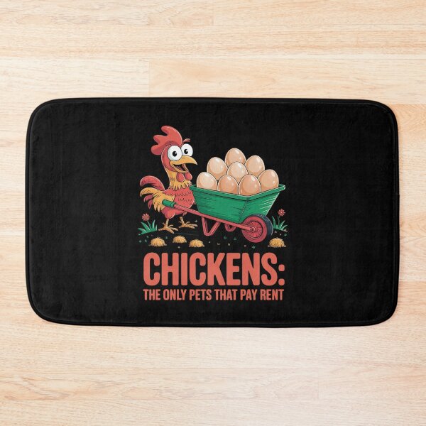 Item preview, Chickens The Only Pets That Pay Rent Funny Chicken designed and sold by Libbysharts.