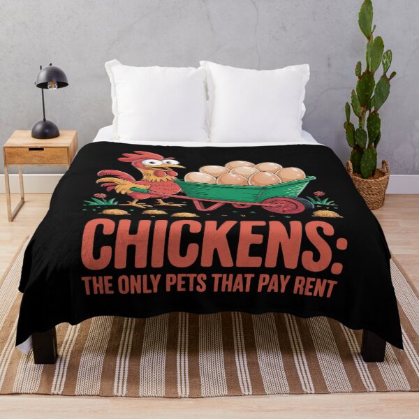 Item preview, Chickens The Only Pets That Pay Rent Funny Chicken designed and sold by Libbysharts.
