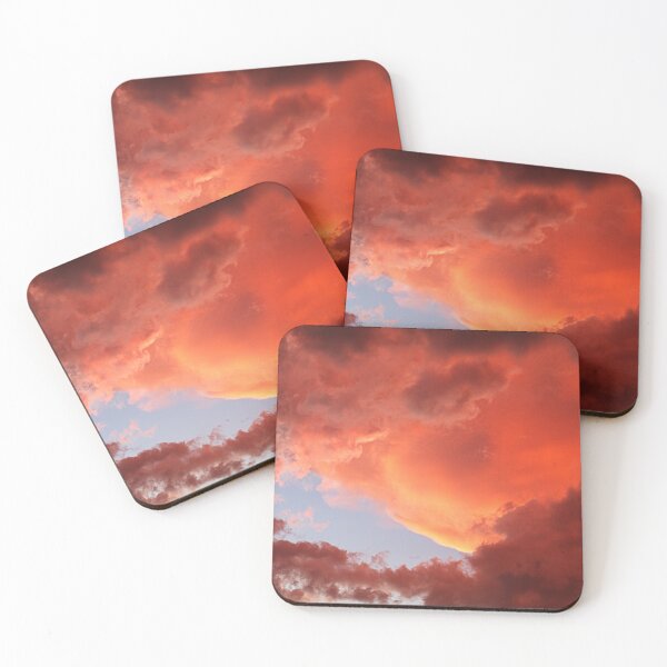 Item preview, A Dramatic Red Sky at Sunset  designed and sold by Joy Watson - Natural Light Photography .