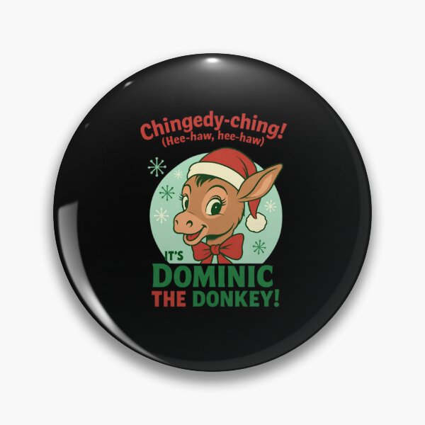 Item preview, Dominic the Donkey Christmas  Italian Xmas, Retro Holiday designed and sold by idtanerdsand.