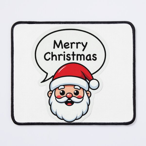 Item preview, Cute Santa Merry Christmas Cartoon designed and sold by Combat Skies.