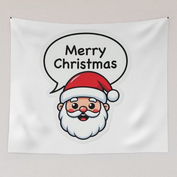 Item preview, Cute Santa Merry Christmas Cartoon designed and sold by IRON WINGS /USAF.