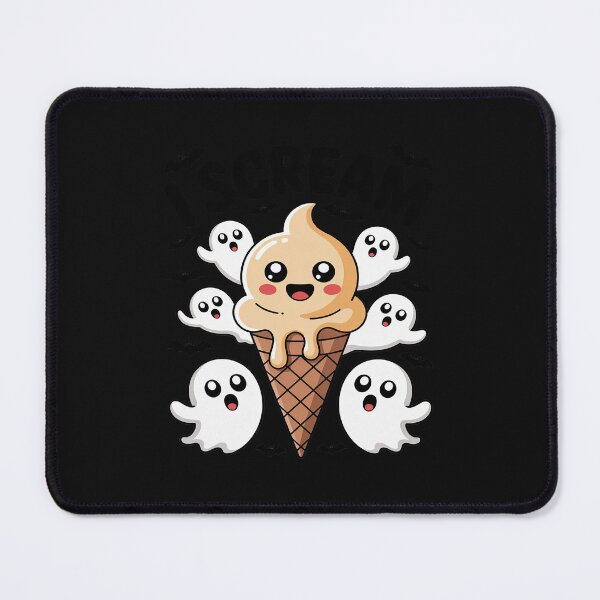 Item preview, I Scream Funny Halloween Outfit Ice Cream Waffle Cone Ghosts designed and sold by GaryPacheco6.
