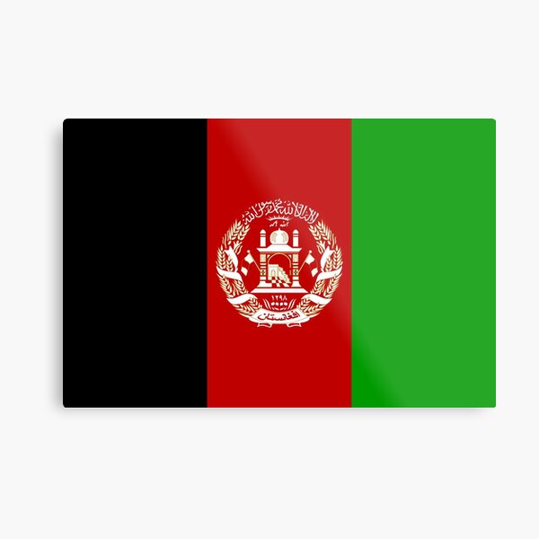 Afghanistan Flag Metal Print