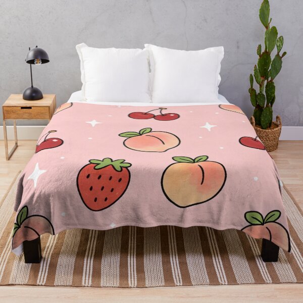 Item preview, Cute Peach Cherry Strawberry Pattern designed and sold by anandsiva2703.