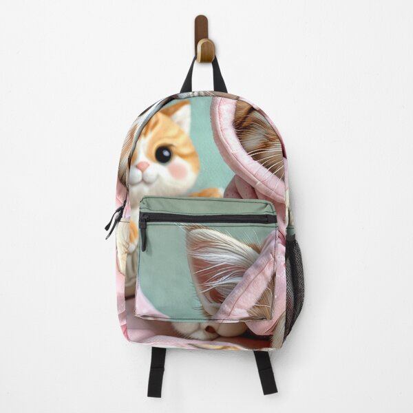 Item preview, Playful Kitten in Pajamas – Cute Cozy Cat Artwork designed and sold by 4TinyPaws.
