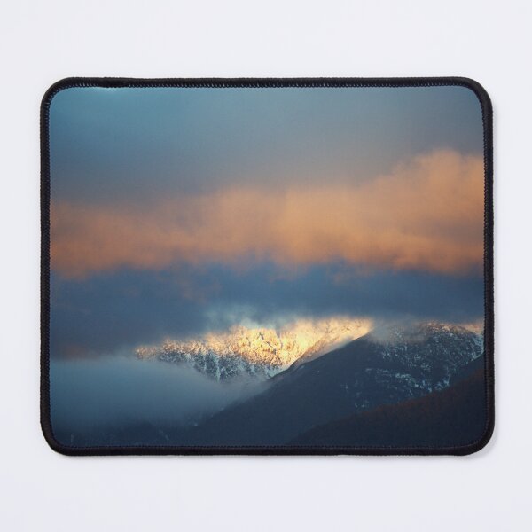 Item preview, The Sunlit Mt Bogong Peaks at Dusk designed and sold by Joy Watson - Natural Light Photography .