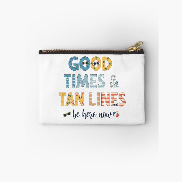 Item preview, "Good Times & Tan Lines – Be Here Now" Beach Typography Art – Summer Vacation Mindfulness Design designed and sold by Luminari Creations.