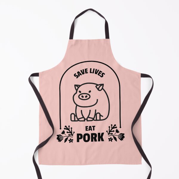 Item preview, Save Lives Eat Pork designed and sold by morve_eternelle.