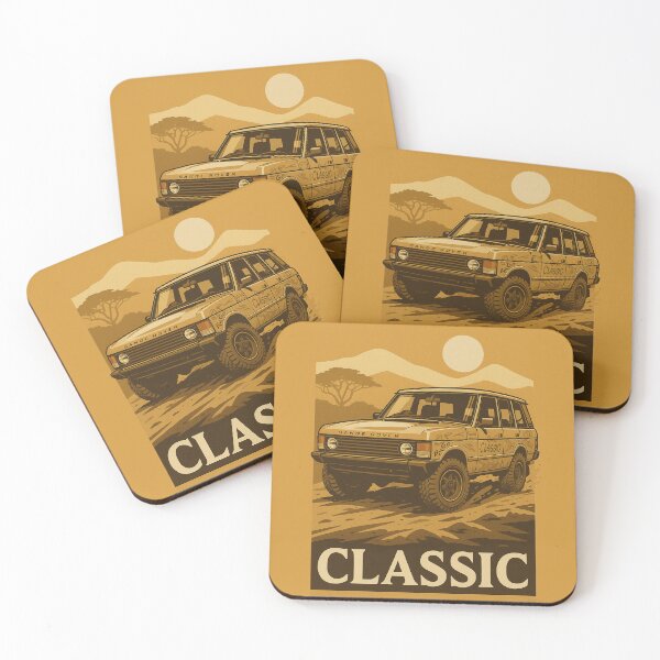 Item preview, Classic 4x4 Vintage Adventure Illustration with Rugged Terrain and Retro SUV Design designed and sold by KrintoryTees.