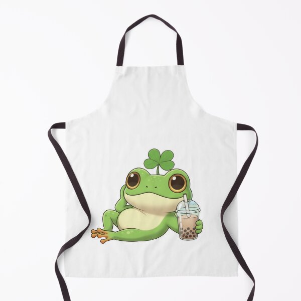 Item preview, Lucky Frog Bubble Tea Charm designed and sold by ChipchaOddities.