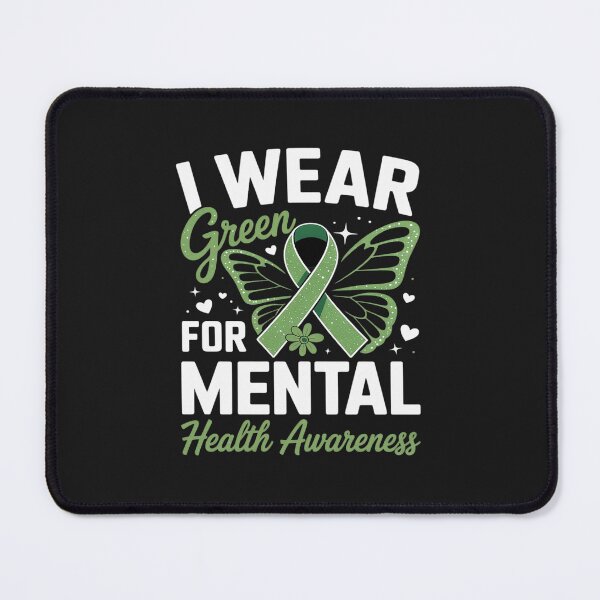 Item preview, I Wear Green For Mental Health Awareness Month Butterfly designed and sold by GaryPacheco6.