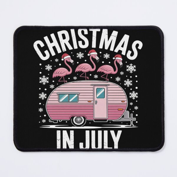 Item preview, Christmas In July Flamingo Trailer Summer Xmas Cam designed and sold by Tatianamiobi.