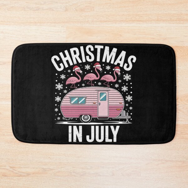 Item preview, Christmas In July Flamingo Trailer Summer Xmas Cam designed and sold by Tatianamiobi.