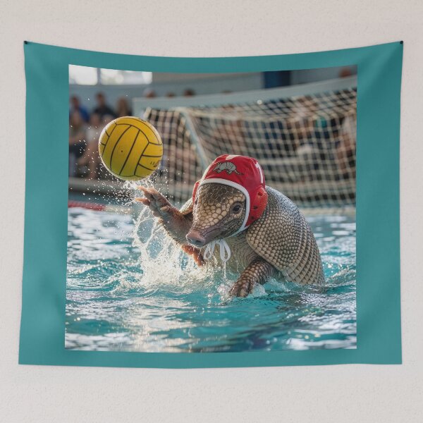 Item preview, Dynamic Armadillo Goalie Rallies the Team designed and sold by Tridentulus.