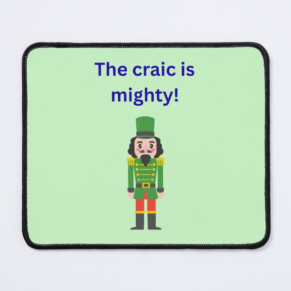 Item preview, Craic is Mighty designed and sold by Kilted Owl.