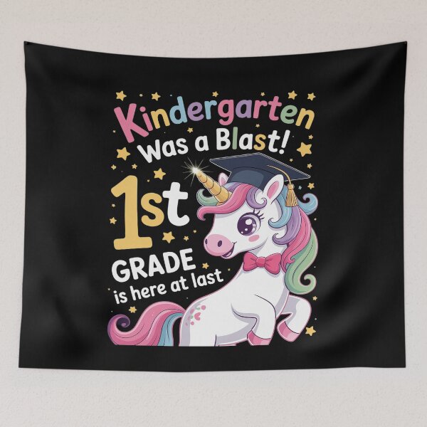 Item preview, Kindergarten Graduation Unicorn Kindergarten Graduate Girls designed and sold by Moxizz.