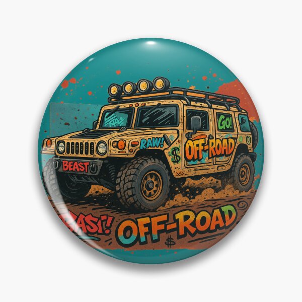 Item preview, Extreme Terrain Vehicle Artwork in Vibrant Graffiti Style for Off-Road Fans designed and sold by KrintoryTees.