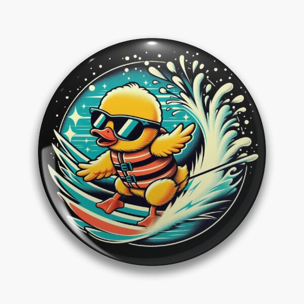 Item preview, Cute Duck Waterskiing – Fun Cartoon Duck Water Ski Adventure designed and sold by Zoo-Moo.