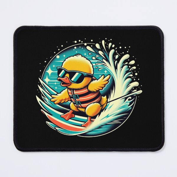 Item preview, Cute Duck Waterskiing – Fun Cartoon Duck Water Ski Adventure designed and sold by Zoo-Moo.