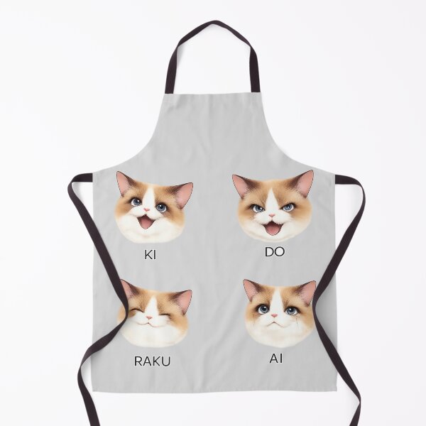 Item preview, Emotional Cat Faces – KI DO RAKU AI | Cute Ragdoll Cat Expressions designed and sold by Monchatra.
