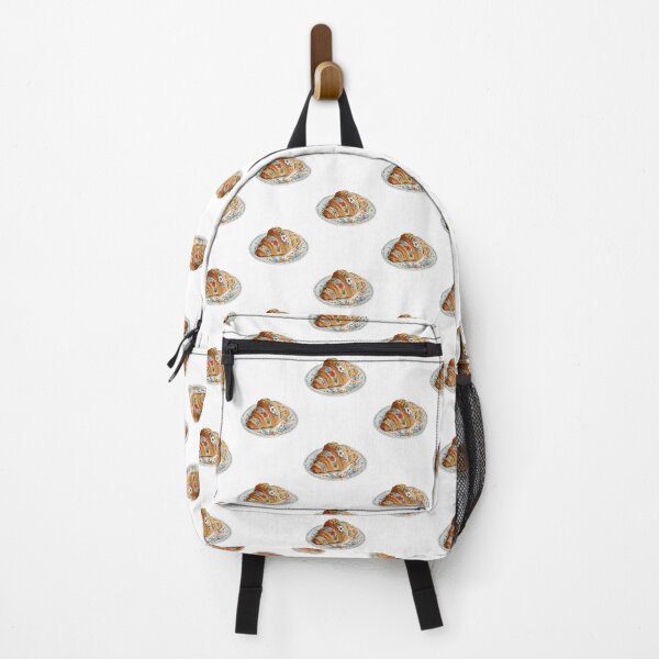 Item preview, Floral Croissant Illustration – Cozy Food Art with Embroidered Flowers designed and sold by olenadykun.ai.