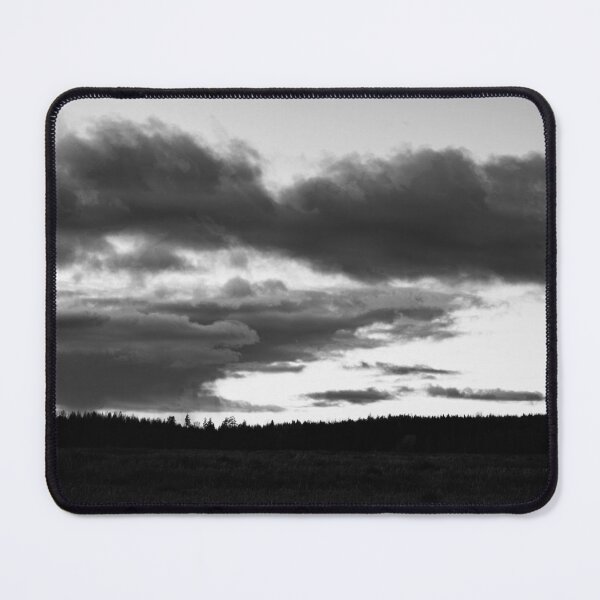 Item preview, Fieldside evening panorama with clouds. Nokia 2025 bw designed and sold by Jouko Lehto Photography.