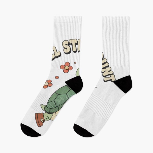 Item preview, Small Steps Count Retro Turtle Motivation designed and sold by DIRTYSKETCHH.