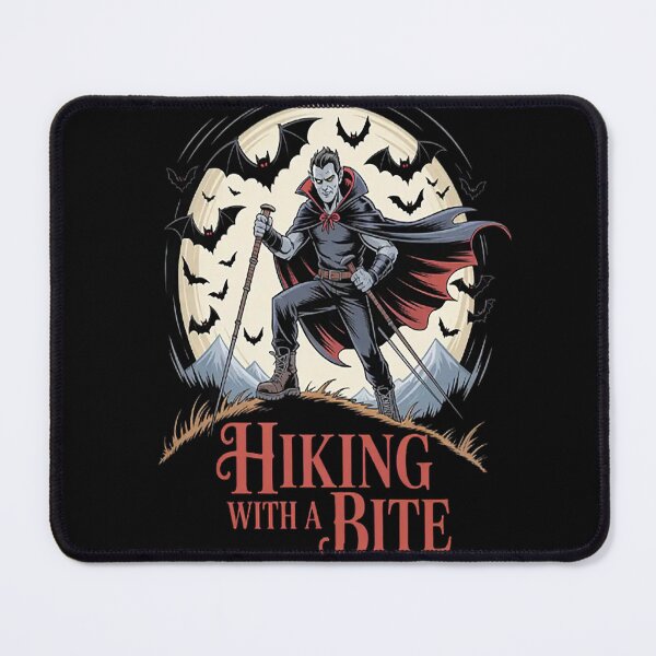 Item preview, Hiking With A Bite Embrace The Night Adventures Vampire Hiking Enthusiast designed and sold by TeamLequid.