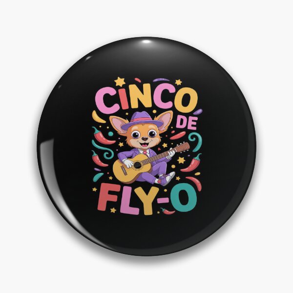 Item preview, Cinco de Fly-O Funny Chihuahua Zipline Guitar Mexican Fiesta designed and sold by Tatianamiobi.