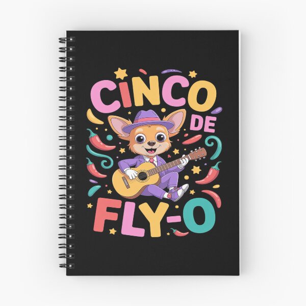 Item preview, Cinco de Fly-O Funny Chihuahua Zipline Guitar Mexican Fiesta designed and sold by Tatianamiobi.