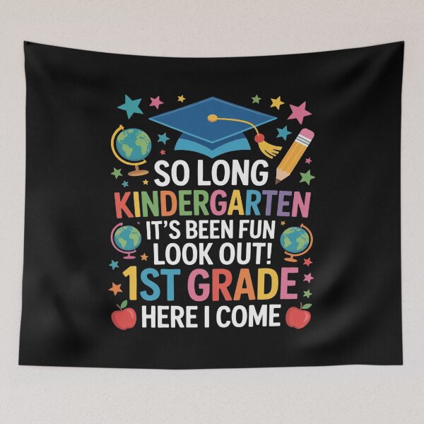 Artikelvorschau, Auf Wiedersehen Kindergartenabschluss Absolvent Lehrer Kind Junge Mädchen entworfen und verkauft von Moxizz.